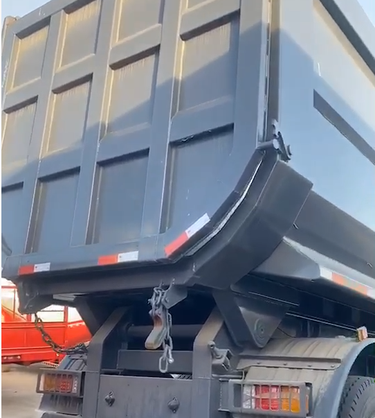 U-shaped dump semi-trailer